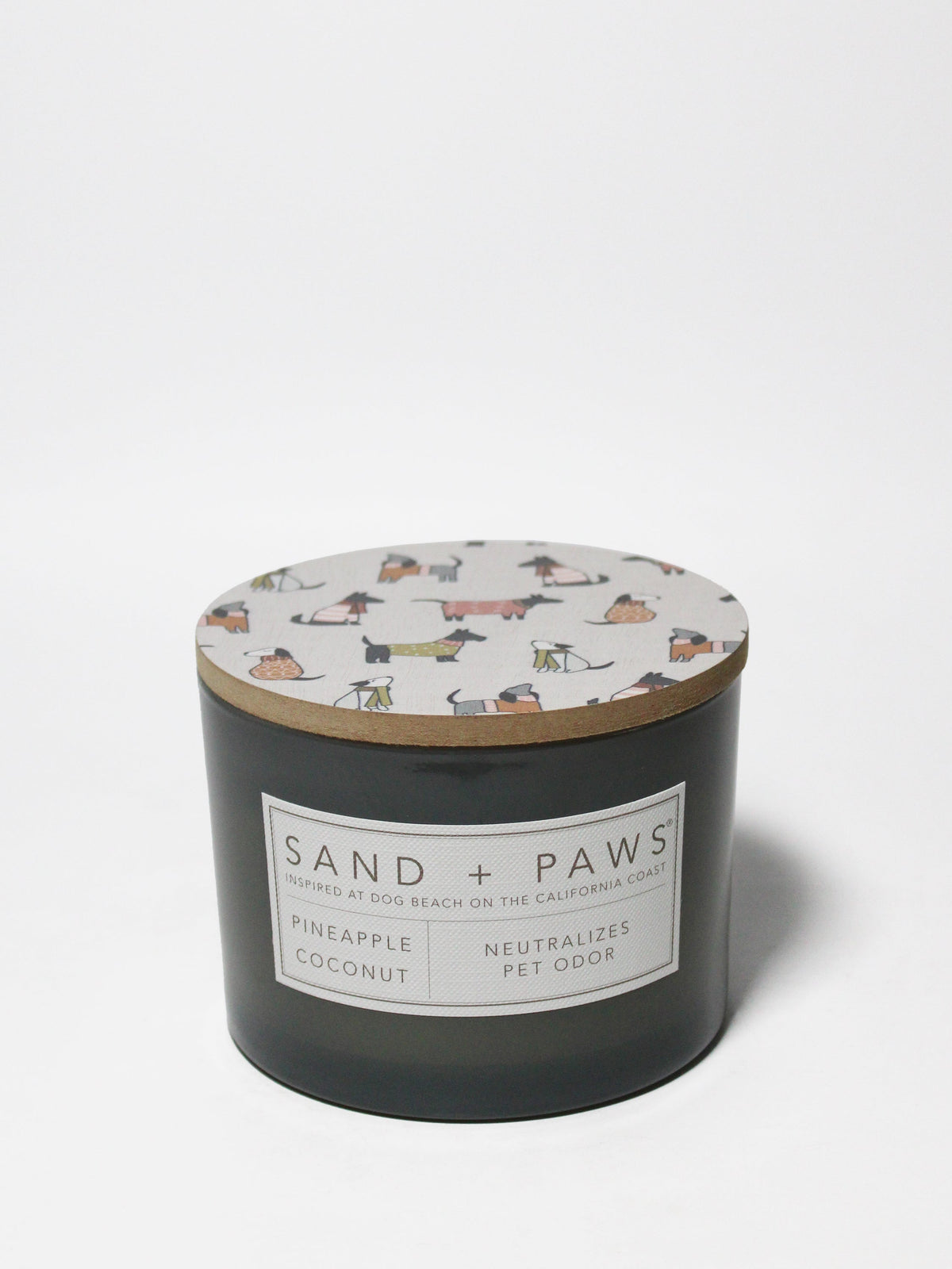 Sand + Paws Pineapple Coconut 12 oz scented candle